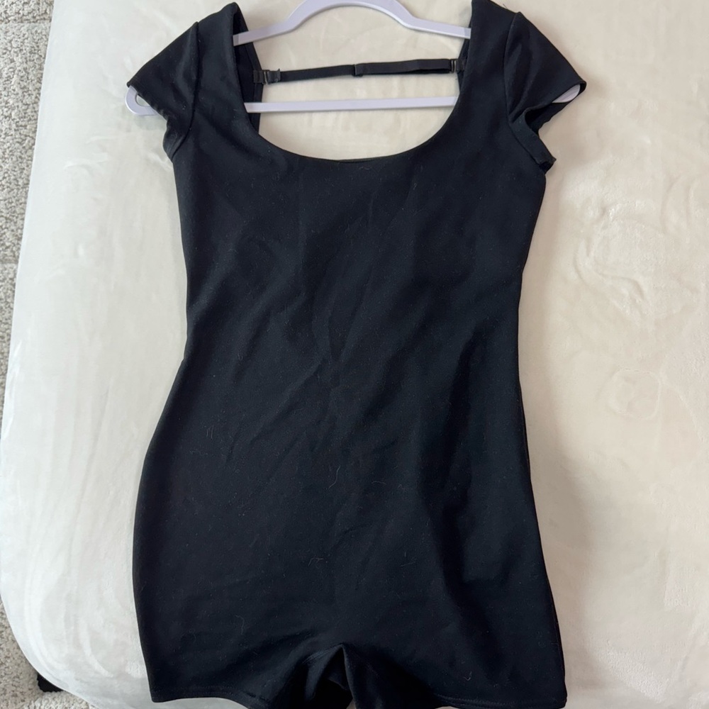 Garage Black Romper